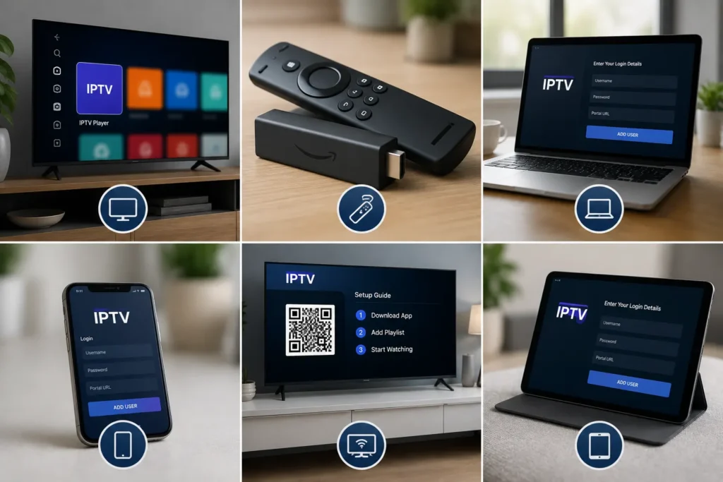 IPTV Danmark kompatible Smart TV og streamingenheder